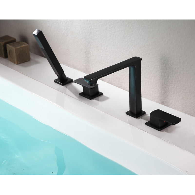 FR-AZ102BN - ANZZI Shore 3-Handle Deck-Mount Roman Tub Faucet with