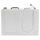 2753WILWD - ANZZI 27 in. x 53 in. Left Drain Walk-In Whirlpool and Air Tub with Total Spa Suite in White