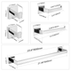 ANZZI 5-Piece Satin Brass Bathroom Accessories Set