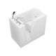 ANZZI Value Series 26 in. x 46 in. Left Drain Quick Fill Walk-in Whirlpool Tub in White