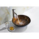LS-AZ8183 - ANZZI Tara Series Deco-Glass Vessel Sink in Idol Gold