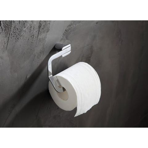 Toilet Paper Holder, Modern, Chrome, Wall Mounted