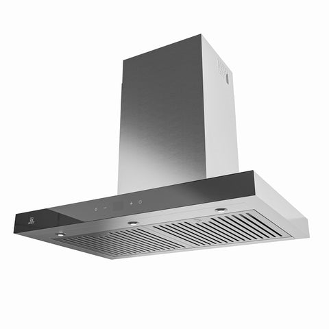 RH-AZ0176PSS - ANZZI ANZZI 30-Inch 600 CFM 3-Speed Stainless Steel Wall Mount Convertible Residential Range Hood with LED Lamp