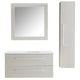 ANZZI Conques 39 in. W x 20 in. H Bathroom Vanity Set in Rich White