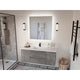 Conques 48 in W x 20 in H x 18 in D Bath Vanity with Cultured Marble Vanity Top in White with White Basin