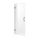 Fellow Series 30 in. by 72 in. Frameless Hinged Shower Door with Handle