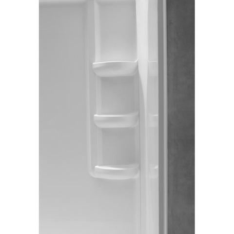 ANZZI Vasu 60 in. x 36 in. x 74 in. 3-piece DIY Friendly Alcove Shower Surround in White