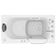 AZ2853RWA-CP - ANZZI Coupe Premier 53 - 60 in x 28 in. Right Drain Air Jetted Walk-in Tub in White