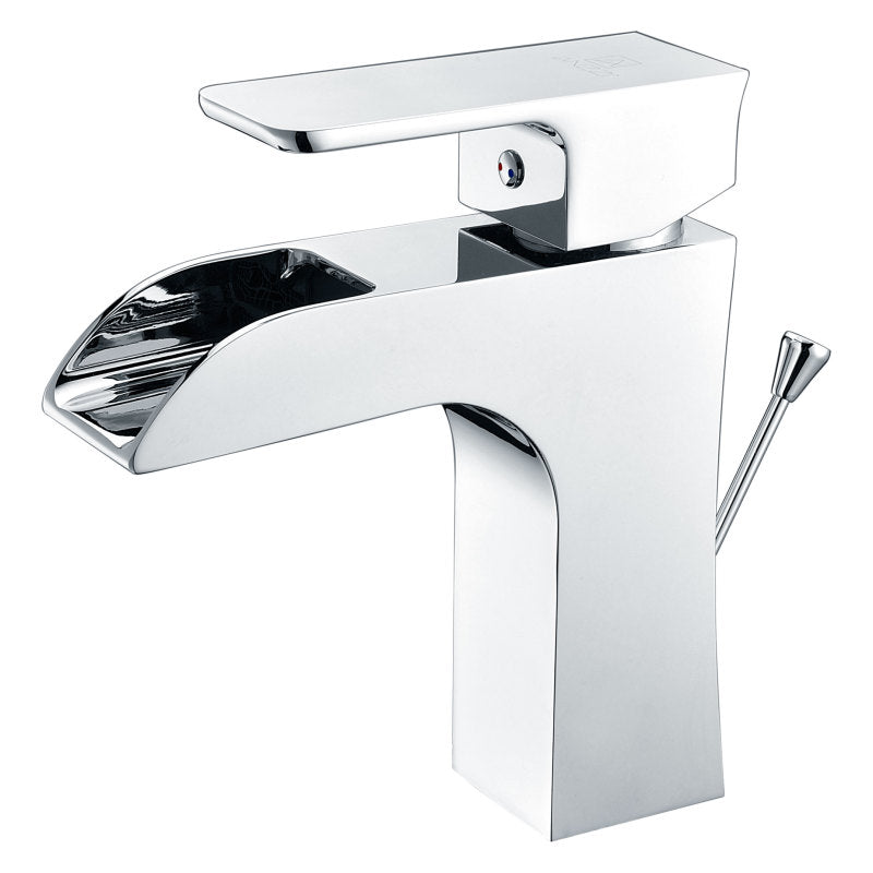 ANZZI Forza Series Single Hole Single-Handle Low-Arc Bathroom Faucet