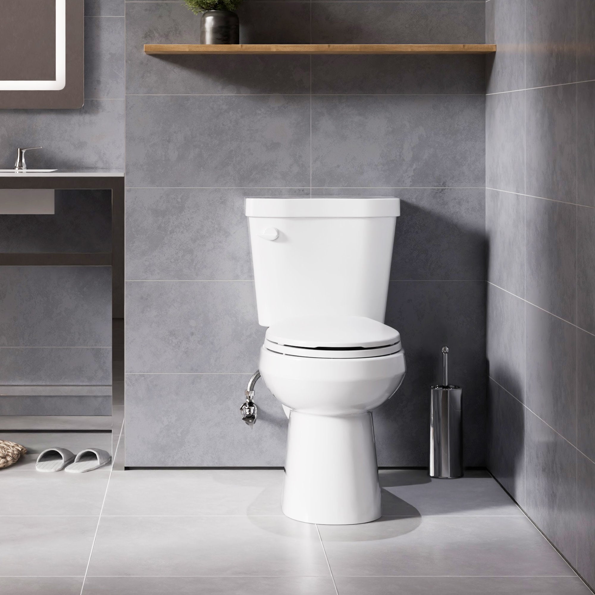 TL-AZ07-PRX - ANZZI 12 inch 2-pieces 1.28 GPF Siphon Ceramic