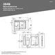 Value Series 26 in. x 46 in. Right Drain Quick Fill Walk-in Whirlpool Tub in White