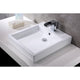 LS-AZ124 - ANZZI Deux Series Ceramic Vessel Sink in White