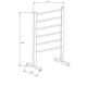 TW-AZ102CH - Riposte Series 6-Bar Stainless Steel Floor Mounted Electric Towel Warmer Rack in Polished Chrome