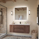 ANZZI 48 in W x 20 in H x 18 in D Bath Vanity with Cultured Marble Vanity Top in White with White Basin & Mirror