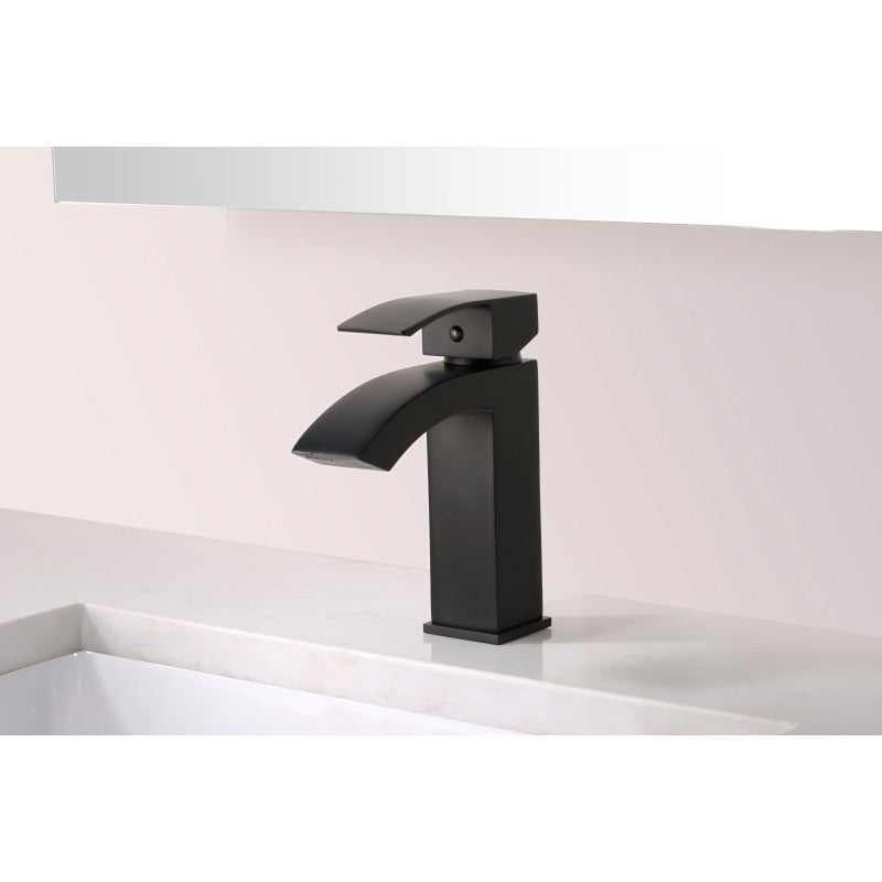 Open Box ANZZI Revere deals Single Hole Single Handle Low-Arc Bathroom Sink Faucet