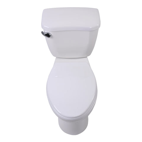 ANZZI Author 2-piece 1.28 GPF Single Flush Elongated Toilet in White