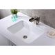 LS-AZ128 - ANZZI Dahlia Series 19.5 in. Ceramic Undermount Sink Basin in White