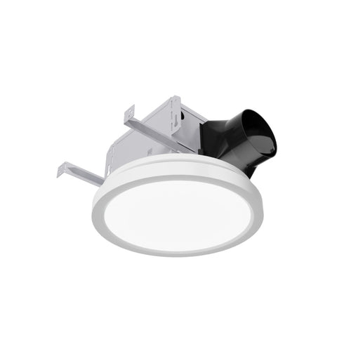 EF-AZ108WH - ANZZI 100 CFM 2.0 Sone Ceiling Mount Bathroom Exhaust Fan with LED Light