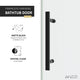 ANZZI Longboat Series 60 in. x 76 in. Semi-Frameless Shower Door with TSUNAMI GUARD