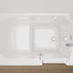 30 in. x 53 in. Right Drain Quick Fill Walk-In Soaking Tub in White