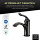 ANZZI Arc Series Single Hole Single-Handle Low-Arc Bathroom Faucet