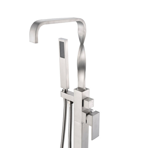 Yosemite 2-Handle Claw Foot Tub Faucet with Hand Shower