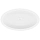 ANZZI Lusso 6.3 ft. Solid Surface Center Drain Freestanding Bathtub in Matte White