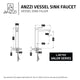 ANZZI Valor Single Hole Single-Handle Bathroom Faucet
