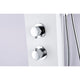ANZZI Aquifer Series 56 in. Full Body Shower Panel System with Heavy Rain Shower and Spray Wand in White