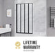 ANZZI 56-in. x 33-in. Accordion-Style Bathtub Shower Door