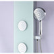 ANZZI Titan Series 60 in. Full Body Shower Panel System with Heavy Rain Shower and Spray Wand in White