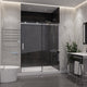 ANZZI Rhodes Series 48 in. x 76 in. Frameless Sliding Shower Door with Handle