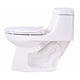 Templar 1-piece 1.28 GPF Single Flush Elongated Toilet