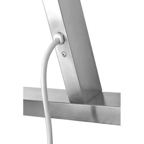 Riposte Series 6-Bar Stainless Steel Floor Mounted Electric Towel Warmer Rack in Brushed Nickel Riposte Series 6-Bar Stainless Steel Floor Mounted Electric Towel Warmer Rack in Brushed Nickel