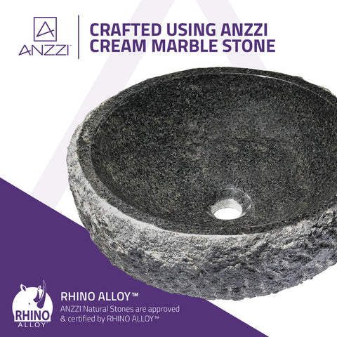 ANZZI Grahame Vessel Sink in Mandy Black ANZZI Grahame Vessel Sink in Mandy Black