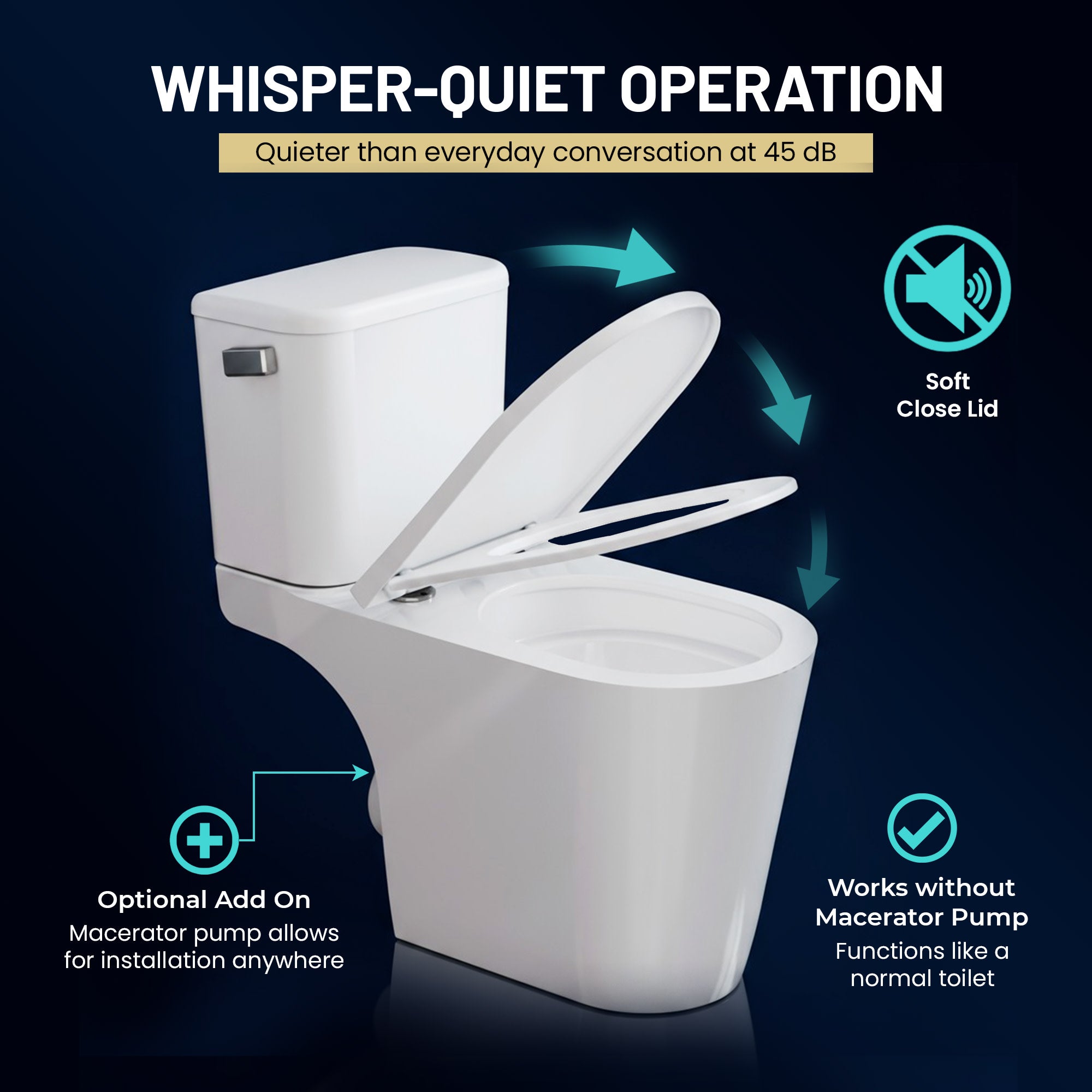 TL-AZ600-PRX - ANZZI ANZZI Nesso 1.6 GPF Upflush Macerating Toilet