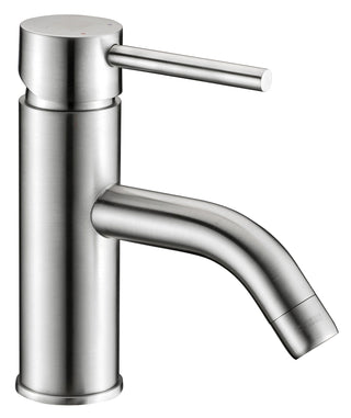 ANZZI Bravo Elegant Low-Arc Faucet (1.87" H), Single Hole, Rhino Alloy Solid Brass, 1.2 GPM, Various Finishes