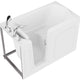 32 in. x 60 in. Left Drain Quick Fill Walk-In Soaking Tub in White