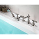 FR-AZ091BN - ANZZI Patriarch 2-Handle Deck-Mount Roman Tub Faucet with Handheld Sprayer in Brushed Nickel