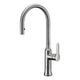KF-AZ1068BN - ANZZI Cresent Single Handle Pull-Down Sprayer Kitchen Faucet in Brushed Nickel