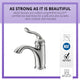 ANZZI Arc Series Single Hole Single-Handle Low-Arc Bathroom Faucet