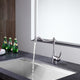 Patriarch Single Handle Standard Kitchen Faucet in Brushed Nickel