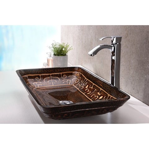 LS-AZ193 - ANZZI Alto Series Vessel Sink in Macedonian Bronze