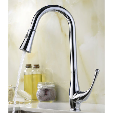 Elysian Farmhouse 33 in. Double Bowl Kitchen Sink with Singer Faucet