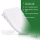 Electric Bidet Seat with Heated Seat, Warm Water, Rear and Lady Wash, Air Dryer, Self Cleaning Nozzle, and Wireless Remote