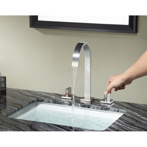 L-AZ183BN - ANZZI Sabre 8 in. Widespread 2-Handle Bathroom Faucet in Brushed Nickel