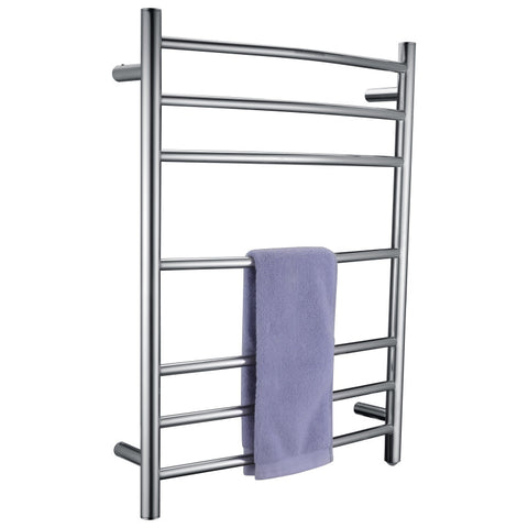 Gown 7-Bar Electric Towel Warmer in Polished Chrome