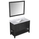 VT-MRCT1048-BK - ANZZI Montaigne 48 in. W x 22 in. D Bathroom Bath Vanity Set in Black with Carrara Marble Top with White Sink