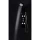 ANZZI Colossal Series 56 in. Full Body Shower Panel System with Heavy Rain Shower and Spray Wand in Black
