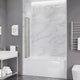 ANZZI 56-in. x 33-in. Accordion-Style Bathtub Shower Door